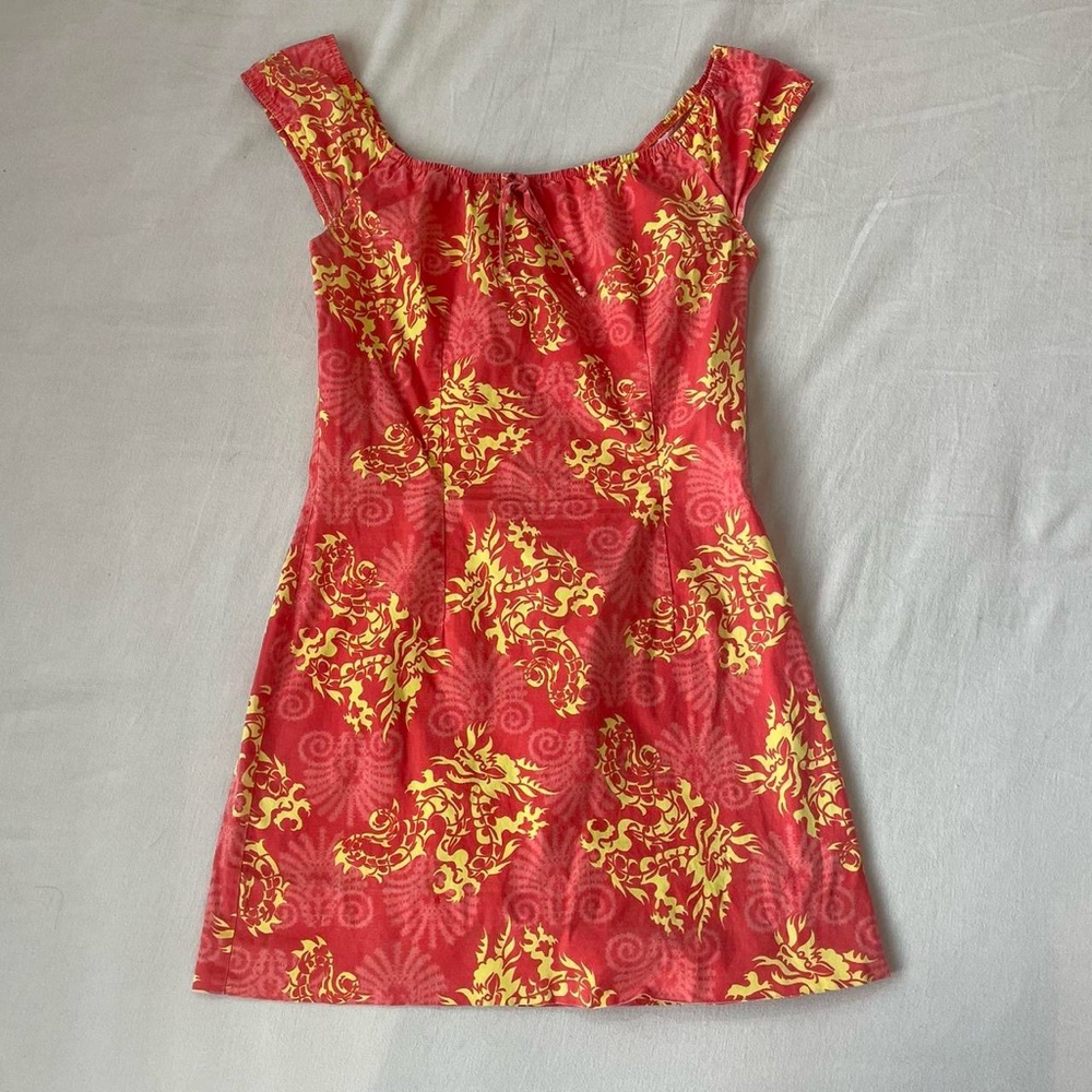 Miss California Floral Mini Dress